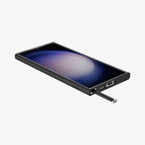 ACS05617 - Galaxy S23 Ultra Case Ultra Hybrid in crystal clear showing the back